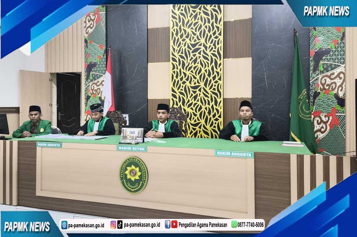 Perdalam Pemahaman Hukum Acara. Mahasiswa Institut Darul Ulum Banyuanyar Gelar Praktek Sidang Semu